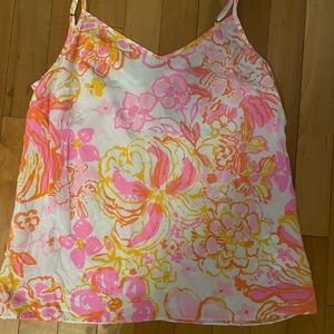Lilly Pulitzer dusk silk top size XS